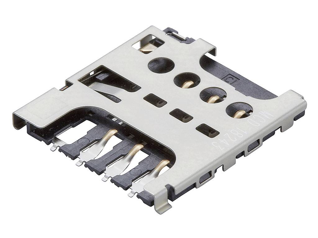 Molex SIM-Karten-Slot Polzahl Gesamt 6 Rastermaß: 2.54 mm 787270001 1 St. Tape on Full reel