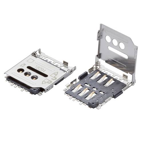 Molex SIM-Karten-Slot Polzahl Gesamt 6 Rastermaß: 2.54 mm 788000001 1 St. Tape on Full reel