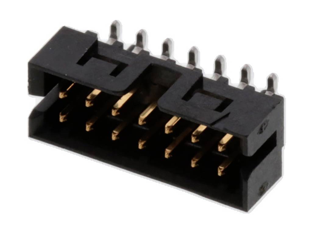 Molex 878321420 Stiftleiste kodierbar, mit Verriegelung Rastermaß: 2 mm Polzahl Gesamt: 14 Anzahl Reihen: 2 1 St. Tube