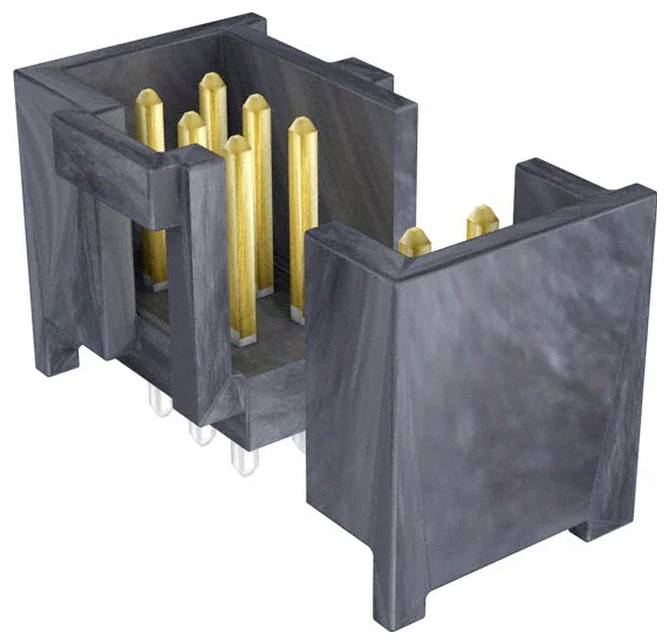 Molex 901301212 Stiftleiste mit Verriegelung Rastermaß: 2.54 mm Polzahl Gesamt: 12 Anzahl Reihen: 2 1 St. Tray