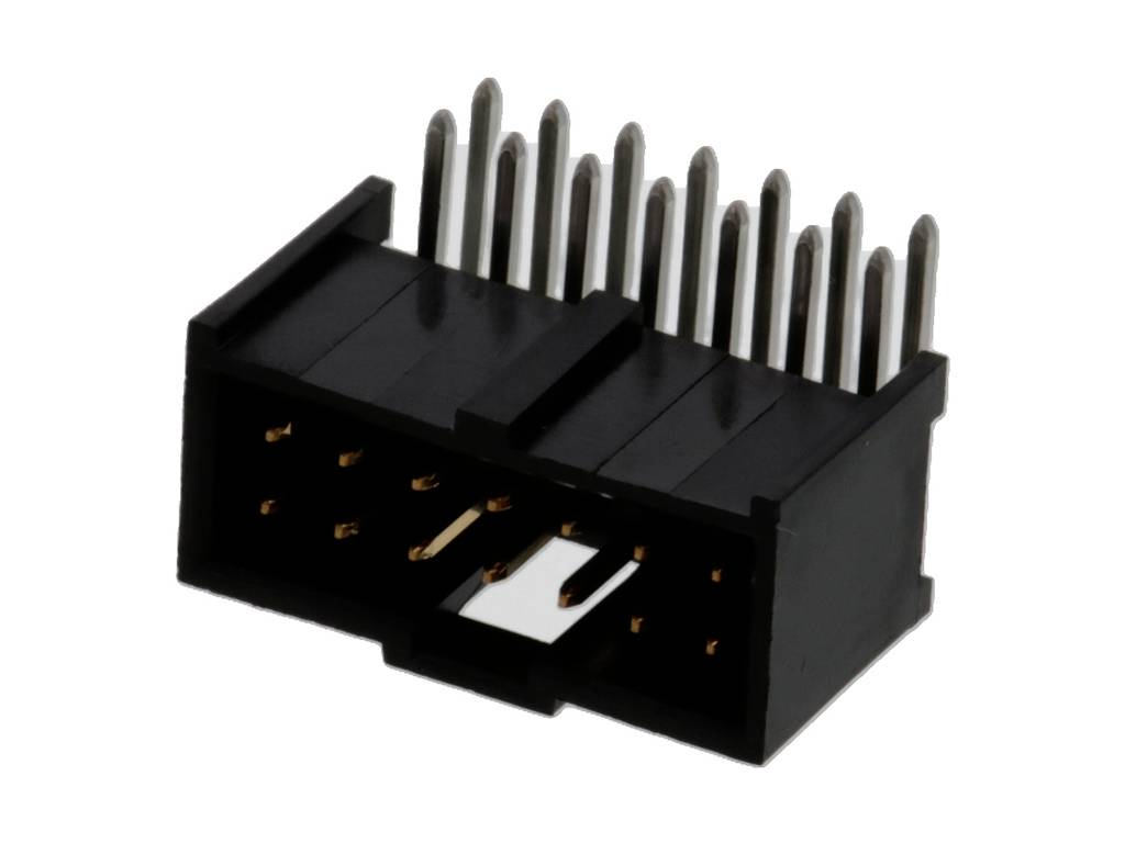 Molex 901303214 Stiftleiste mit Verriegelung Rastermaß: 2.54 mm Polzahl Gesamt: 14 Anzahl Reihen: 2 1 St. Tray