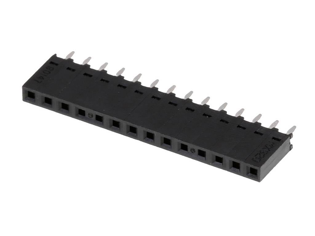 MOLEX 901471114 C-Grid PC Board Connector, Single Row, Vertical, 14 Circuits, Tin (Sn) Plating