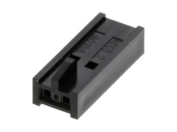 Molex Buchsengehäuse-Kabel Polzahl Gesamt 2 Rastermaß: 2.54 mm 901560142 1 St. Bag