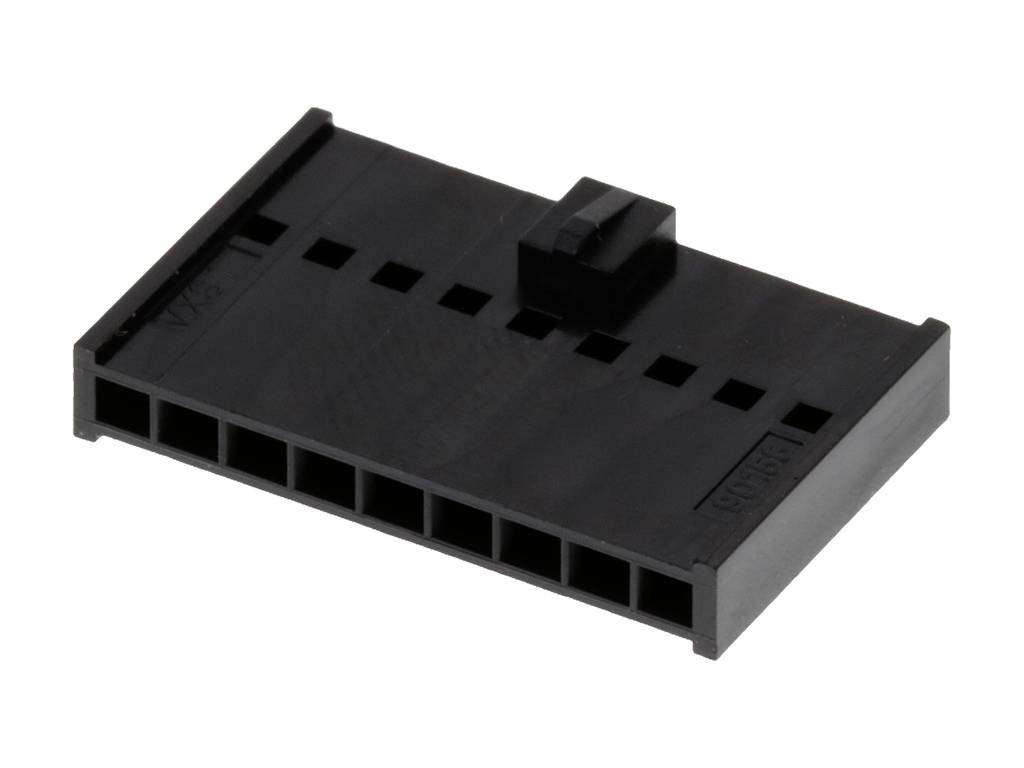 MOLEX 901560149 2.54mm Pitch C-Grid III Crimp Housing Single Row, 9 Circuits, Black