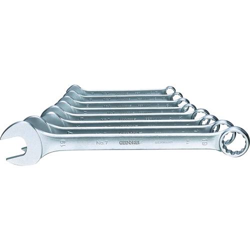 Thumbnail - Gedore 3100227 SB 7-08 Ring-Maulschlüssel-Satz Schlüsselweite (Metrisch) 7 - 19 mm