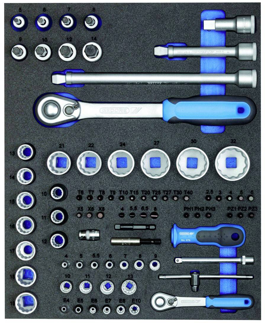 GEDORE TS CT2-D19-D20 Steckschlüsselsatz 2957191 (2957191)