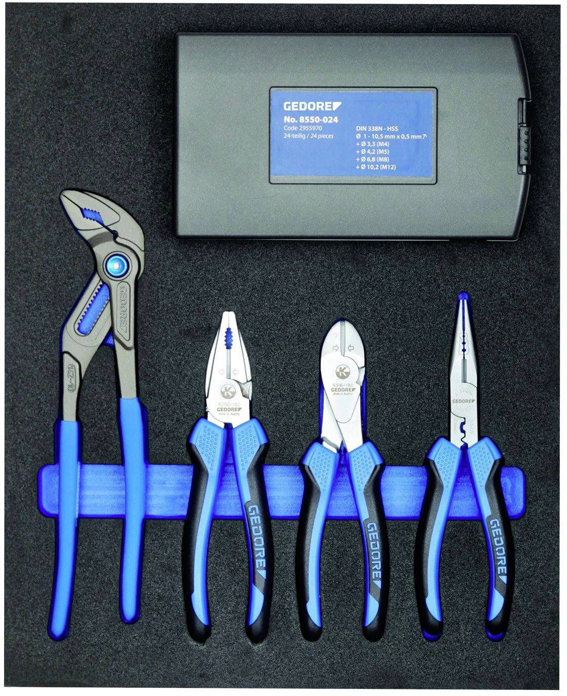 Gedore 2957248 Tangenset afbeelding