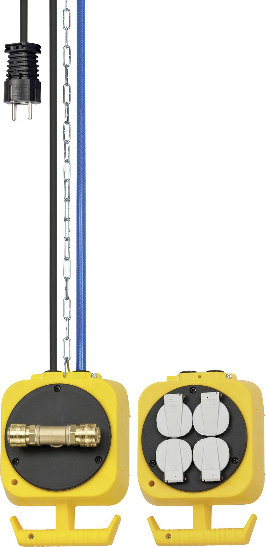 Brennenstuhl 1151160100 Steckdosenwürfel Gelb