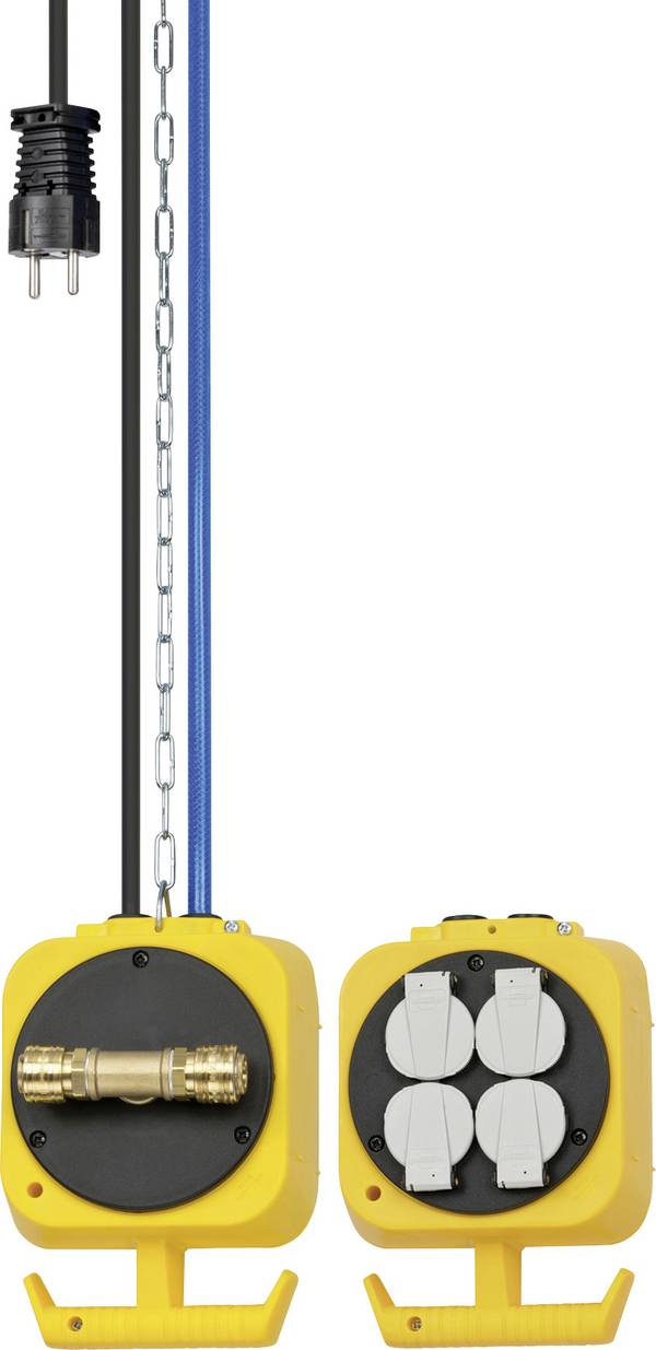 Brennenstuhl 1151160100 Steckdosenwürfel Gelb