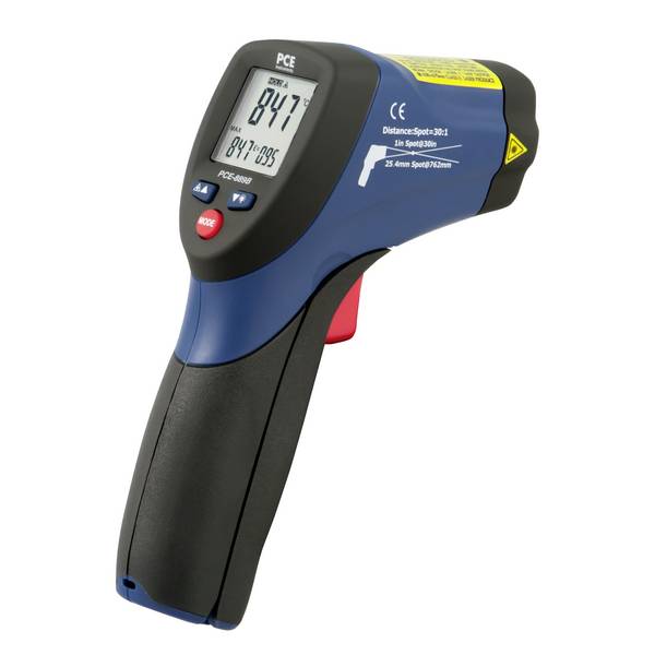 PCE Instruments PCE-889B Infrarot-Thermometer von -50 bis (max.=) +1000 °C | Pyrometer| Optik 30:1 | Ziellaser doppelt