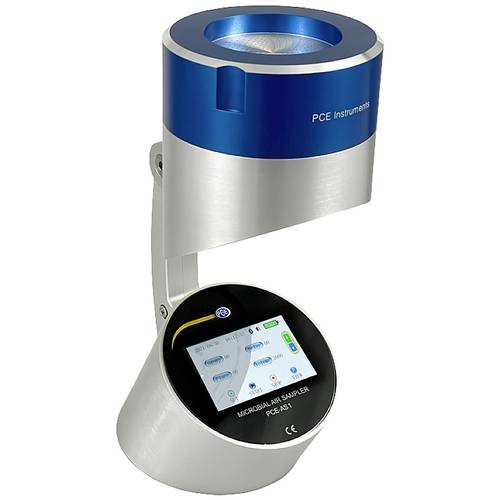 Thumbnail - PCE Instruments PCE-AS1 Schimmel-Messgerät 6000 l steril. Sammelkopf Durchflussrate 0,38 m/s speichert 4000 Datensätze