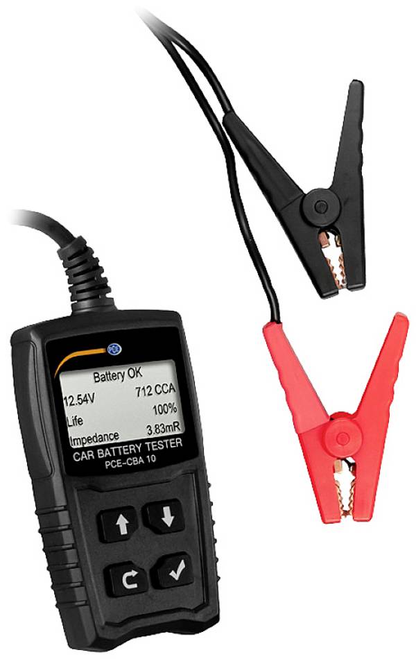 PCE Instruments PCE-CBA 10 Kfz-Batterietester Akkutest 124 mm x 73 mm x 22 mm
