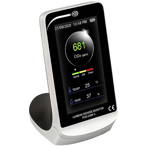 PCE Instruments PCE-CMM 5 CO2/Kohlenstoffdioxid Messgerät Range 400 ... 5000 ppm Auflösung 1 ppm Gen. ± 75ppm