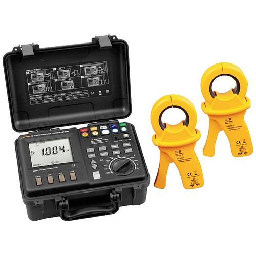 PCE Instruments Erdungsmessgerät PCE-ET 5000 Prüfung von Spannungen Frequenzen Strömen Widerstand Schutzleiterprüfung