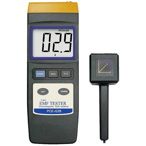 Thumbnail - PCE Instruments PCE-G28 Gaussmeter / EMF Messgerät Kombisonde micro Tesla + milli-Gauss 3-Achsen Messung 30 - 300 Hz