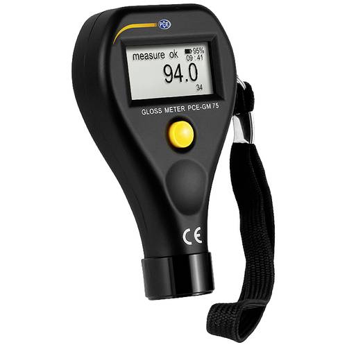 Thumbnail - PCE Instruments Glanzmessgerät PCE-GM 75 Messgeometrie 60° 0 ... 1000 GU gewölbte Oberflächen Datenspeicher USB