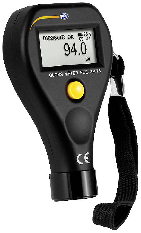 PCE-PGM 60 Gloss Tester for Use in Quality and Incoming Goods Inspection / 60° Measurement Geometry / 3.5 Inch TFT Display / Low Measuring Time PCE-PGM 60 Gloss Tester for Use in Quality and Incoming Goods Inspection / 60° Measurement Geometry / 3.5 Inch TFT Display / Low Measuring Time