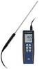 PCE Instruments Präzisionsthermometer PCE-HPT 1 |400 °C |4 Leiter |PT 100 |Klasse A Fühler |Speicher bis 5000 Messpunkte