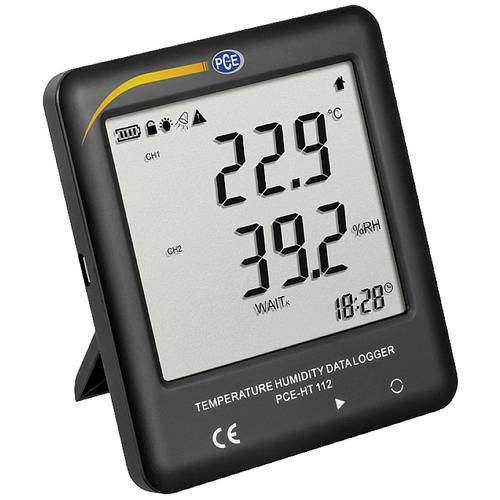 Thumbnail - PCE Instruments PCE-HT 112 Klimalogger für Temperatur & Feuchte schnelles Auslesen via USB 25920 Messwertspeicher