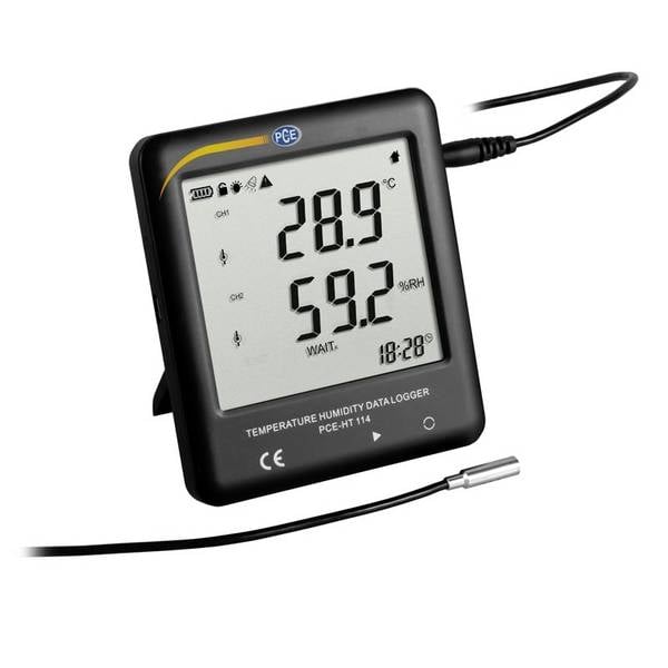 PCE Instruments PCE-HT 114 PCE-HT 114 Multi-Datenlogger Messgröße Temperatur, Luftfeuchtigkeit 0 bis 100 % rF