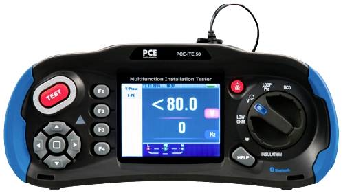PCE Instruments Installationstester PCE-ITE 50 VDE 0100 |Schleifenwiderstand L-N L-PE N-PE |FI Teststrom einstellb. uvm.-2