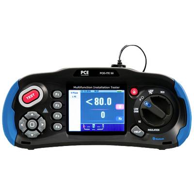 PCE Instruments Installationstester PCE-ITE 50 VDE 0100 |Schleifenwiderstand L-N L-PE N-PE |FI Teststrom einstellb. uvm.-2