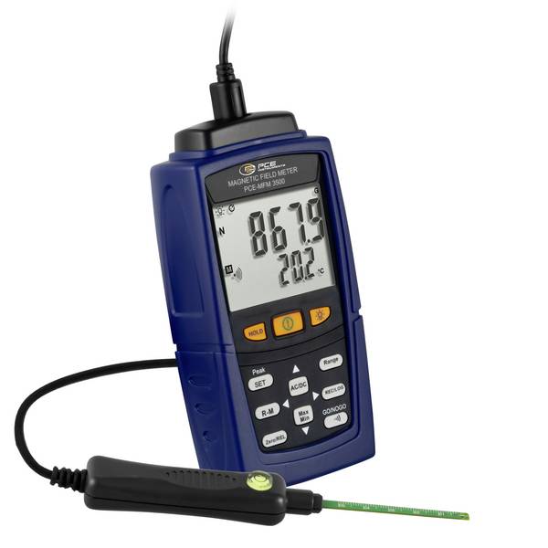 PCE Instruments PCE-MFM 3500 Strahlungsmessgerät |30.000 G |Libelle |speichert bis 7000 Werte |Liveansicht mit Software