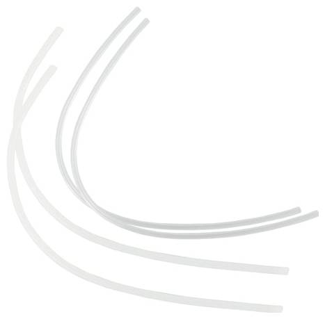 Abstraktes Bild mit mehreren blassen grauen gekrümmten Linien, die von links oben nach rechts unten verlaufen, auf weißem Hintergrund.