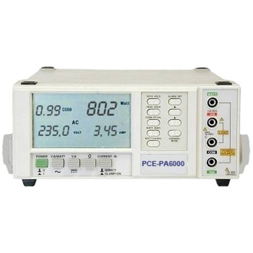 Thumbnail - PCE Instruments PCE-PA6000 Leistungsanalysator RS-232  Auswertesoftware für Leistungsanalyse  IEC-1010-1 CAT II 600 V