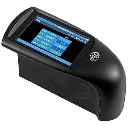 PCE Instruments Glanzmessgerät PCE-PGM 60 0…300GU Messgeometrie 60° Messzeit 0,5 sek. 3,5 TFT Speicher Software