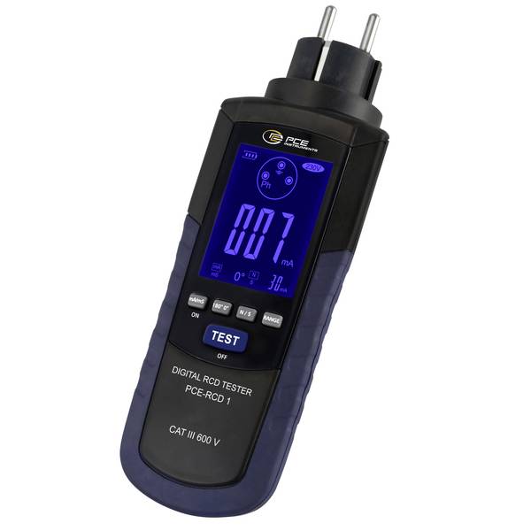 PCE Instruments PCE-RCD 1 Installationstester VDE-Norm 0100-600