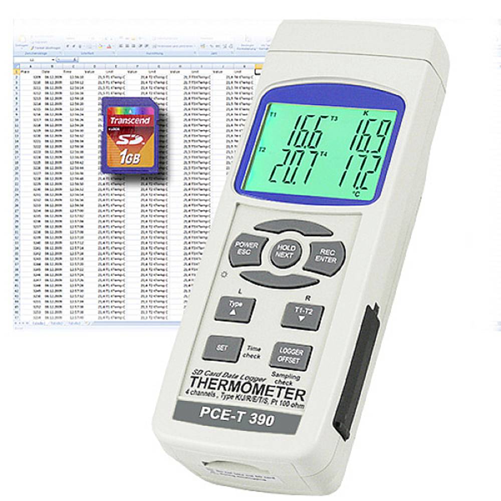 PCE Instruments PCE-T390 Temperatuurmeter