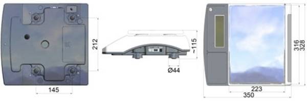 PCE Instruments PCE-TB 15 Küchenwaage Wägebereich (max.)=-15 kg |Plattform 316 x 223 mm |Auflösung 0,5 g |Netzteil