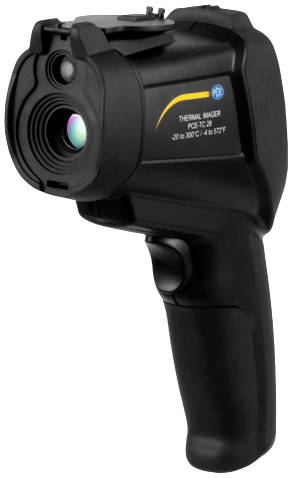 Eine tragbare Wärmebildkamera, die Temperaturen von -20 bis 300°C misst, geeignet für verschiedene Überwachungs- und Inspektionsaufgaben.