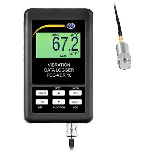 Thumbnail - PCE Instruments Vibrations-Datenlogger PCE-VDR 10 bis 199,9 m/s² Echtzeitmessung RS-232 USB Speicher LCD