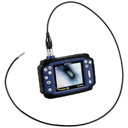 PCE Instruments Videoendoskop PCE-VE 200-S Kabellänge 1m Kamerakopf Ø 3,7mm Blickfeld 90° Blickfeldtiefe 15...100 mm