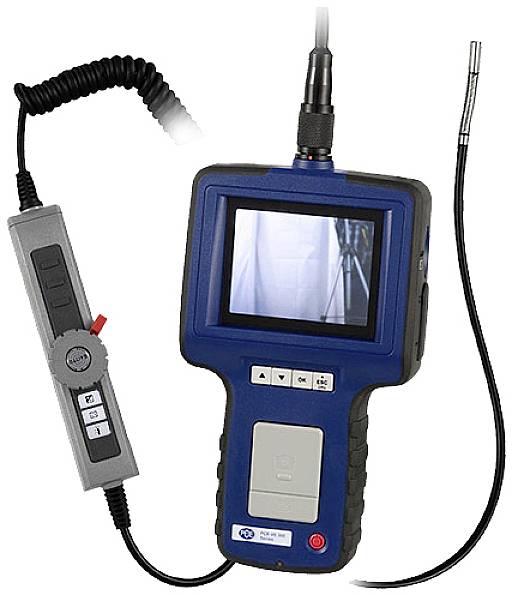 PCE Instruments Videoendoskop PCE-VE 350HR mit 2-Wege-Sonde  Ø 6 mm  Kabellänge 1 m  inkl. Datenspeicher  2 LED´s