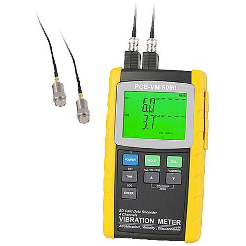 Thumbnail - PCE Instruments Vibrationsmessgerät PCE-VM 5000 4-Kanal Datenlogger Beschleunigung Geschwindigkeit Ausweitung Vibr.