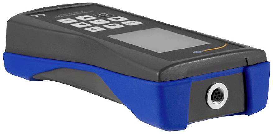 Ein tragbares digitales Messgerät mit Display und Tasten, hauptsächlich zur Datenanalyse oder Messung technischer Parameter verwendet.