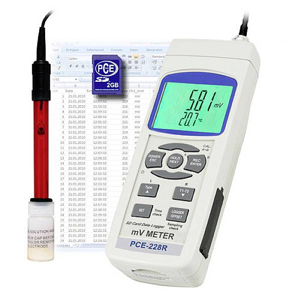 PCE-PH22 PH-Meter Wasserdicht - PH-Wert Und Temperatur Messgerät Für Aquarium & Teich