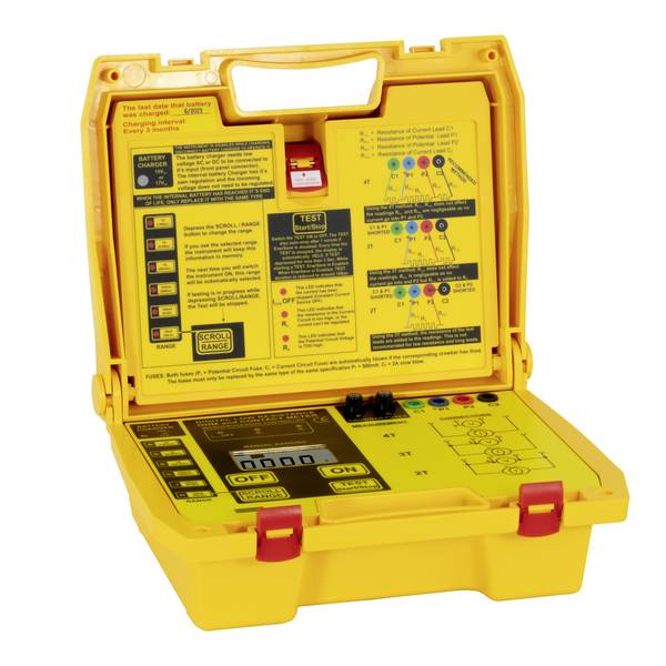PCE Instruments Ohmmeter PCE-MO 3001 Vierleiter-Messverfahren |6 wählbare Messbereiche |interne Temperaturüberwachung