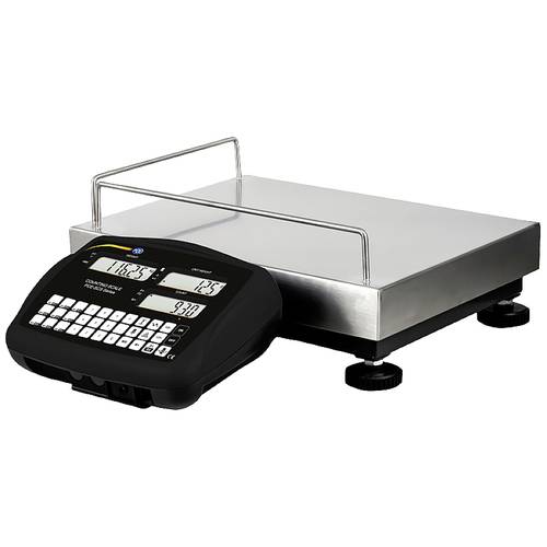 PCE Instruments Plattformwaage PCE-SCS 150 bis 150 kg Ablesbarkeit 10 g Netz- & Akkubetrieb Edelstahl 400 x 500 mm