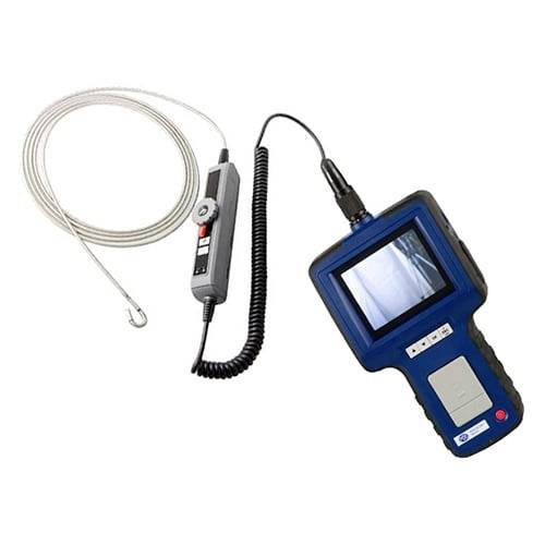 Tragbare Inspektionskamera mit flexiblem Kabel und Sonde zum Betrachten von schwer zugänglichen Bereichen.
