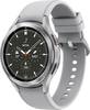 Samsung Galaxy Watch4 Classic - 46 mm - silber - intelligente Uhr mit Ridge Sport Band - Flouroelastomer - Silber - Anze