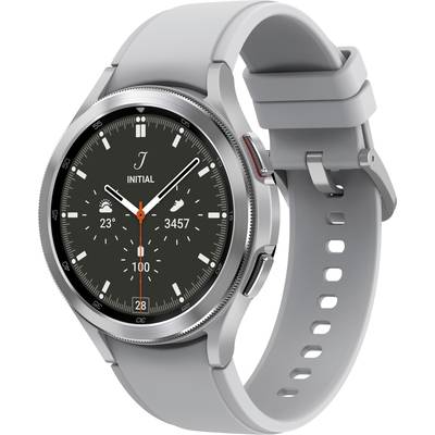 Samsung Galaxy Watch4 Classic Smartwatch  46 mm Uni Silber/Weiß