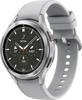 Samsung Galaxy Watch4 Classic - 46 mm - silber - intelligente Uhr mit Ridge Sport Band - Flouroelastomer - Silber - Anze