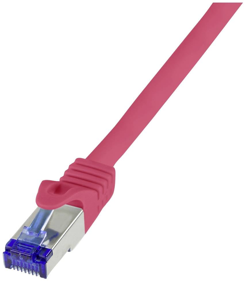 LOGILINK C6A094S RJ45 CAT 6a S/FTP 10 m Rot 1 St.