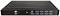 Ein schwarzes, rechteckiges Rackmount-Gerät mit mehreren VGA-Anschlüssen und einer DC-Strombuchse an der Vorderseite.