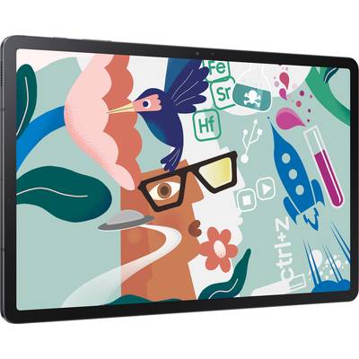 Ein buntes Grafikdesign zeigt eine stilisierte Person mit Brille, umgeben von geometrischen Formen, Pflanzen und chemischen Symbolen.