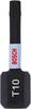 Bosch Accessories 2608522472 2608522472 Sechsrund-Bit 2teilig T-Profil Torsionszone
